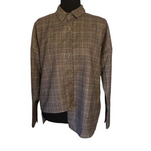 Evidnt Anthropologie avant Garde button up nwt size small